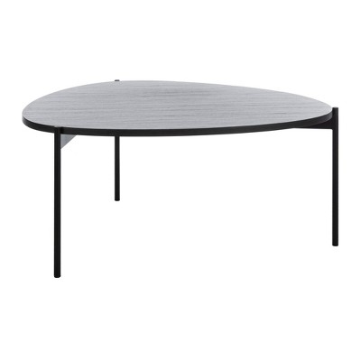 Sven Coffee Table Dark Gray Oak/Black - Safavieh