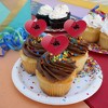 Northwestern Oklahoma State Primary Heart Love Cupcake Picks Toppers Decoration Set of 6 - 4 of 4