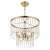 Livex Lighting Elizabeth 4 - Light Pendant in  Antique Brass - 4 of 4