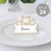 Big Dot of Happiness Tan Daisy Flowers - Floral Party Tent Buffet Card - Table Setting Name Place Cards - Set of 24 - 2 of 4