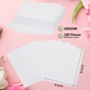 Unique Bargains Pure Cotton Water Coloring Paint Papers 100 Pcs White - 2 of 4