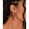 SHINE by Sterling Forever Twist Resin Hoops - 2 of 2