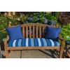 Casual Cushion Solid Sunbrella Fabric 1-Piece Indoor/Outdoor Square Throw Pillow, 15"W x 15"L - 2 of 4