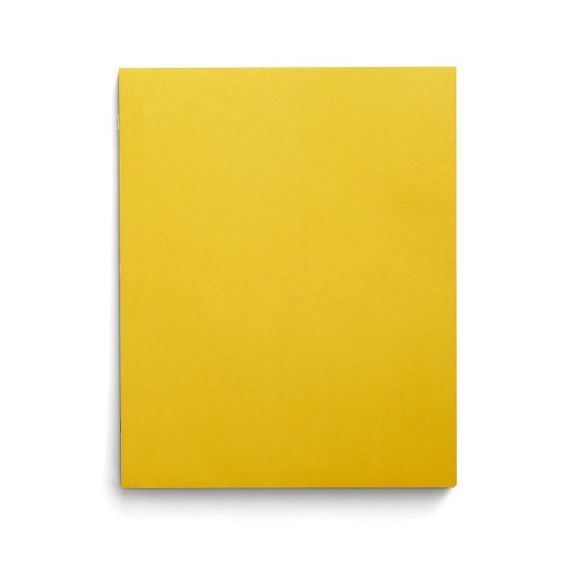 Staples School Grade 2 Pocket Folder with Fasteners Yellow 25/Box 27546-CC, 1 of 5