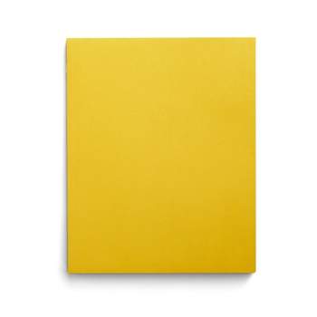 Staples School Grade 2 Pocket Folder with Fasteners Yellow 25/Box 27546-CC