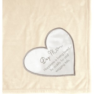 Pavilion Gift Company - Dog Mom - 50" x 60" Royal Plush Blanket - Throw Blankets - 1 of 4