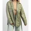 Women's THROW GO LAUREL SHIRT JACKET - Mimosa - 4 of 4
