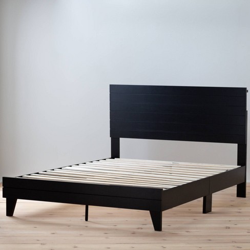 target black bed frame