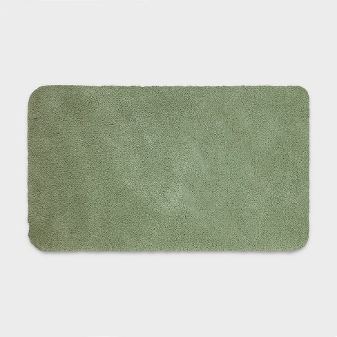 20 X34 Performance Nylon Bath Rug Dark Sage Green Threshold Target