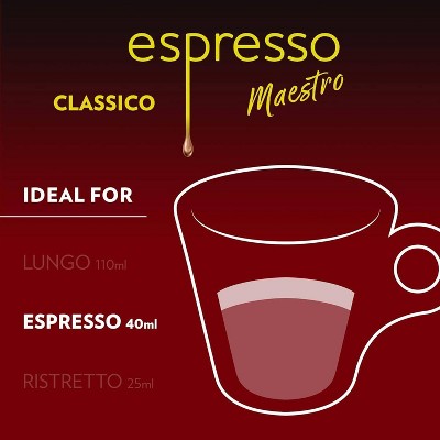 Lavazza Espresso Maestro Classico Aluminum Nespresso Compatible Medium Roast Coffee Capsules - 10ct