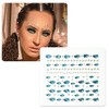 Unique Bargains Irregular Face Rhinestone Stickers 1 Pc - 4 of 4