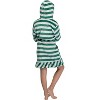 Harry Potter Girls' Striped Ruffle Plush Fleece Robe - 3 of 4