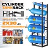 Refrigerant Tank Rack, Heavy Duty Gas Cylinder Storage Holder for Garage - 2 of 4