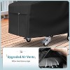 Upgraded Griddle Cover for Blackstone 36 Inch Griddle, Heavy Duty Waterproof Cover with Large Air Vent and Straps, Black, filfresh - 4 of 4