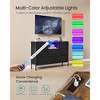 SONGMICS Dresser with Power Outlets and LED Lights, Fabric Chest of Drawers, 25 Colors, TV Stand for up to 60 Inch TVs - 3 of 4