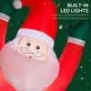 SEVOBAL Inflatable Holiday Decorations 7FT Christmas Blow Up Decoration Hanging Christmas Inflatable Santa with Dog, Multicolored, 32.3"*26.8"*84.3" - 2 of 4