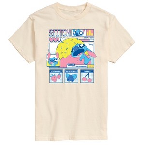 Men's - Lilo and Stitch - Stitch Food Kawaii Short Sleeve Graphic T-Shirt - 1 of 4