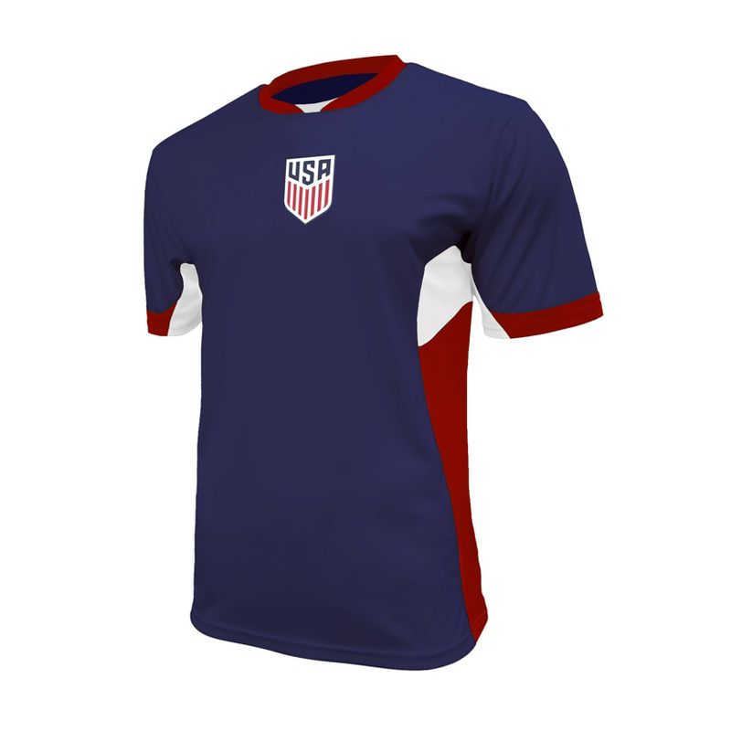 United States Soccer Federation USA Adult Soccer Shirt - Navy, 1 of 2