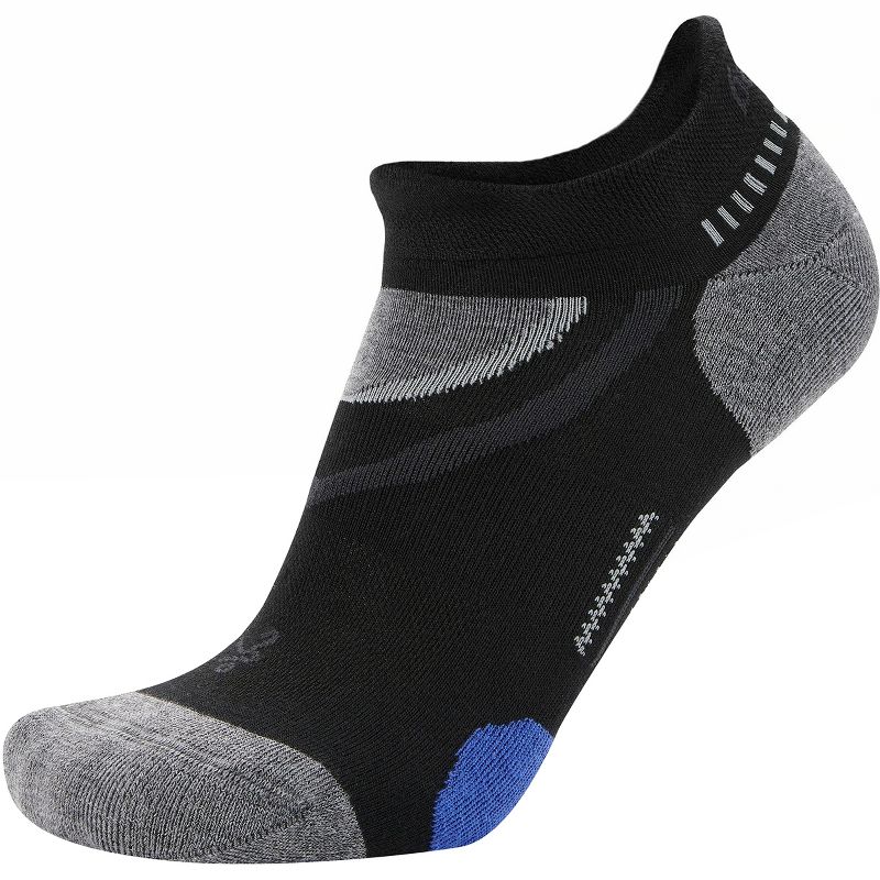 Balega Ultra Glide No Show Running Socks - Black, 1 of 2