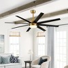 Airsurfer 65" Large Indoor Modern Ceiling Fan with Led Lights and Remote - 4 of 4