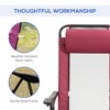Vynxaria 2-Pack Folding Patio Chairs - Adjustable Sling Back & Removable Headrest for Outdoor Comfort - 4 of 4