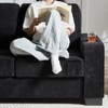 RISOKEYS 83.86“ Fabric Sofa - Modern Compressed Couch, 3-Seater Sofa, Furniture for Living Room, Bedroom, Office - 4 of 4