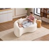 Dolonm S-Curved Chenille Sectional Sofa - Dual-Depth (21.3" & 26.8"), No Assembly, Compact for Small Spaces, Yin-Yang Design, Includes Pillows - 3 of 4