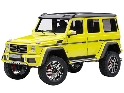 Mercedes Benz G500 4X4 2 Electric Beam/ Yellow 1/18 Model Car by Autoart