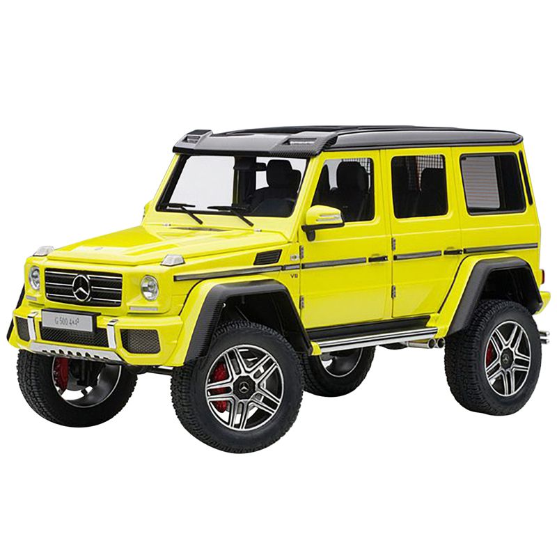 Mercedes Benz G500 4X4 2 Electric Beam/ Yellow 1/18 Model Car by Autoart, 1 of 6