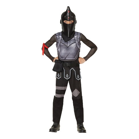 Halloween Express Boys' Fortnite Black Knight Halloween Costume - Size  14-16 - Black