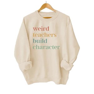 Women Plus Size Sweatshirts with Funny Positive Words Crew Nek Long Sleeve Tops with Pullover Sweat Shirts Therapeutic Slogan Shirts - 1 of 4