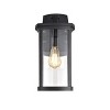 Chloe Lighting Quill Transitional 1 Light Textured Black Outdoor Wall Sconce 17" Height - 2 of 4
