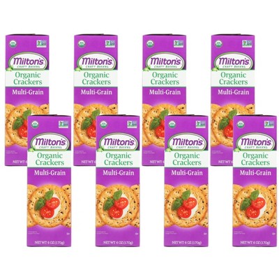 Milton's Craft Bakers Original Multi-grain Crackers - Case Of 8/8.4 Oz ...