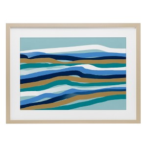 Stupell Industries Between The Waves Ripples Framed Print Under Glass - 1 of 4