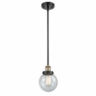 Beacon - 1 Light Stem Hung Mini Pendant In Modern Style-9 Inches Tall and 6 Inches Wide