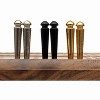 WE Games Tapered Easy Grip Cribbage Pegs w/ Velvet Pouch - Set of 6 (Brass, Chrome & Black) - 2 of 4
