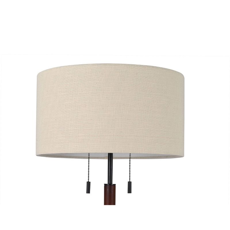 Wood Table Lamp (Includes LED Light Bulb) Black - Threshold&#8482;, 4 of 7