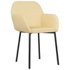 vidaXL Dining Chairs, 2 Pcs, Cream Velvet - 3 of 4