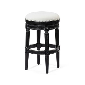 Maven Lane Pullman Backless Swivel Fabric Bar Height Bar Stool - 1 of 4