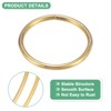 Unique Bargains Metal Electroplated Durable Multipurpose Craft Hoop 6 Pcs - 2 of 4