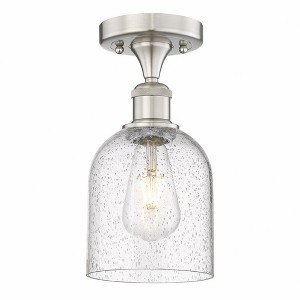 Bella - 1 Light Semi-Flush Mount In Industrial Style-9.63 Inches Tall and 5.5 Inches Wide - 1 of 1