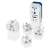 Lot D'adaptateurs De Voyage Intelligents Conair - Prises Universelles