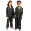 Leveret Kids Two Piece Button Down Christmas Pajamas - 2 of 4