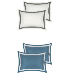 Unique Bargains Room Decoration Polyester Mother's Day Gift Wrinkle-Resistant Pillowcase 4 Pcs - 1 of 4