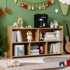 Book Shelf, Cubes Storage Organizer, Freestanding Bookshelf Cube Shelf for Bedroom, Living Room, 3-Tier Open Bookshelf Wooden Bookcase - 4 of 4