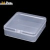 Unique Bargains Plastic Portable Beads Craft Hardware Jewelry Storage Boxes Clear 24 Pcs - 3 of 4