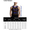 Men's Mesh Tank Top Fishnet Fitted Sleeveless Muscle Round Neck Top - 4 of 4