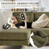 MOONMISS 104" Sectional Couches for Living Room Modular Sofa with Double Chaise U- Shaped Sofa Set with Corduroy Fabric for Living Room - 2 of 4
