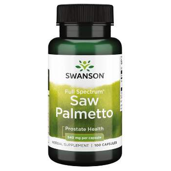 Swanson Herbal Supplement Full Spectrum Saw Palmetto 540 mg Capsule 100ct