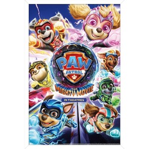 Trends International Paw Patrol: The Mighty Movie - One Sheet Framed Wall Poster Prints - 1 of 4